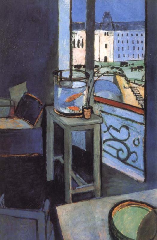 Henri Matisse Fish tank in the room